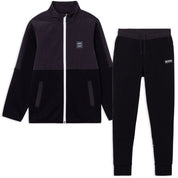 HUGO BOSS - Boys Two Piece Tracksuit Set - Black
