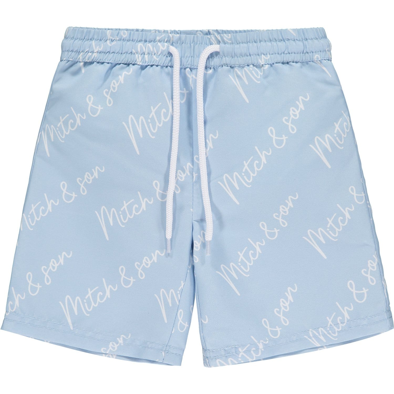 MITCH & SON - Alberto Signature Swim Short - Pale Blue