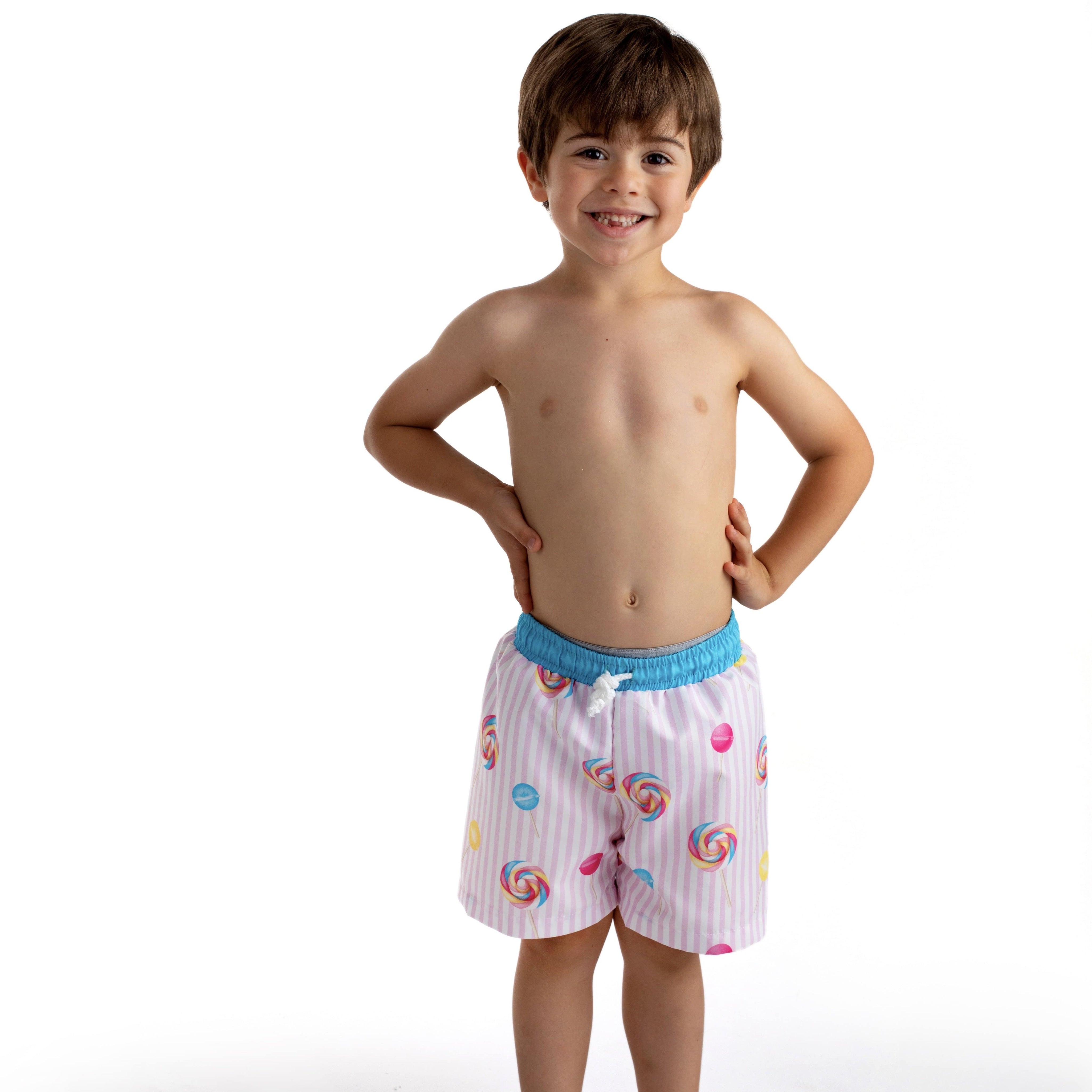 MEIA PATA - Lollipop Print Swim Shorts