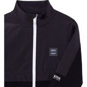 HUGO BOSS - Boys Two Piece Tracksuit Set - Black