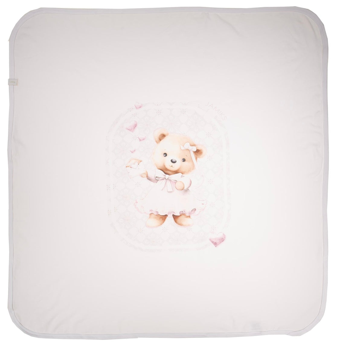 JAMIKS - Neia Bear Swaddle Blanket- Pink