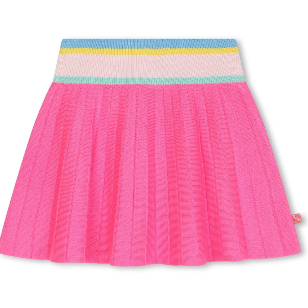 BILLIEBLUSH - Pullover & Pleated Skirt Set - Pink