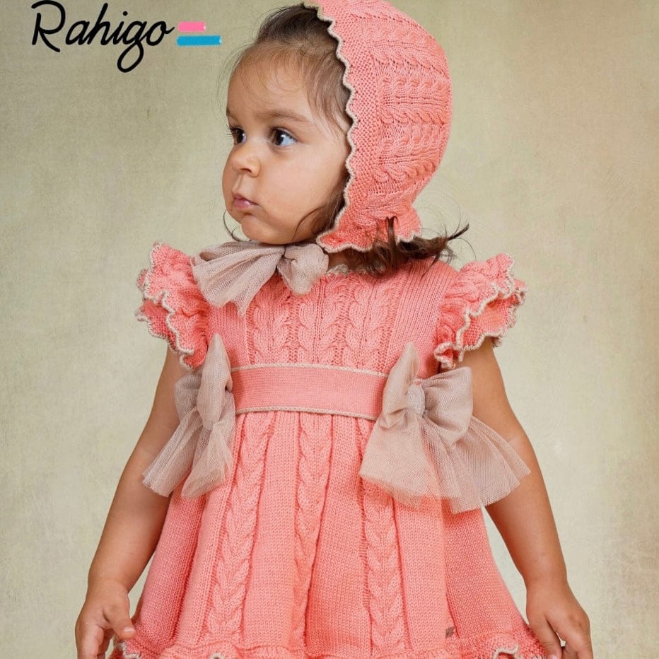 Rahigo - Four Piece Dress Set -  Coral