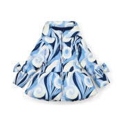 A DEE - Twilight Twirls Nylah Swirl Print Bow Jacket - Powder Blue