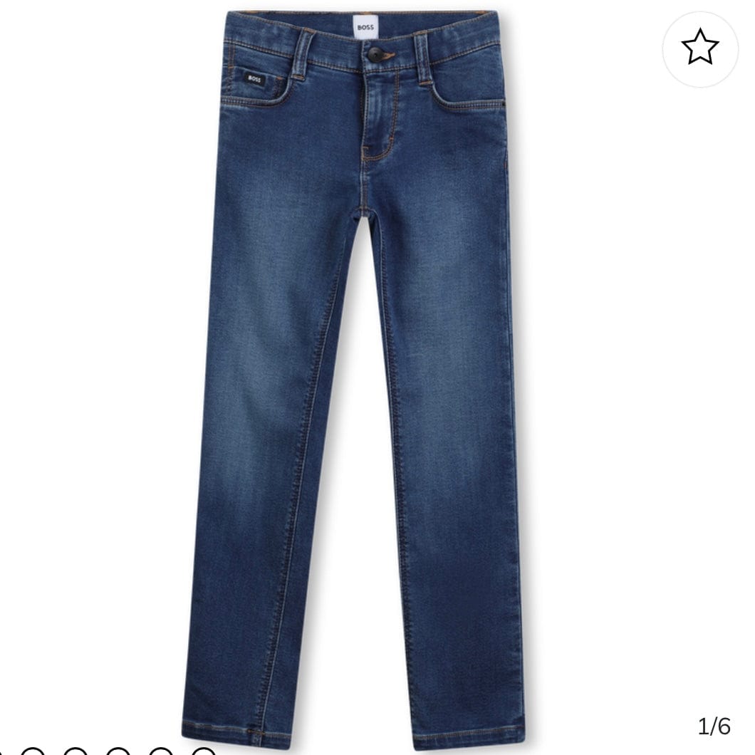 HUGO BOSS - Five Pocket Denim Jeans - Stone Pulverisation