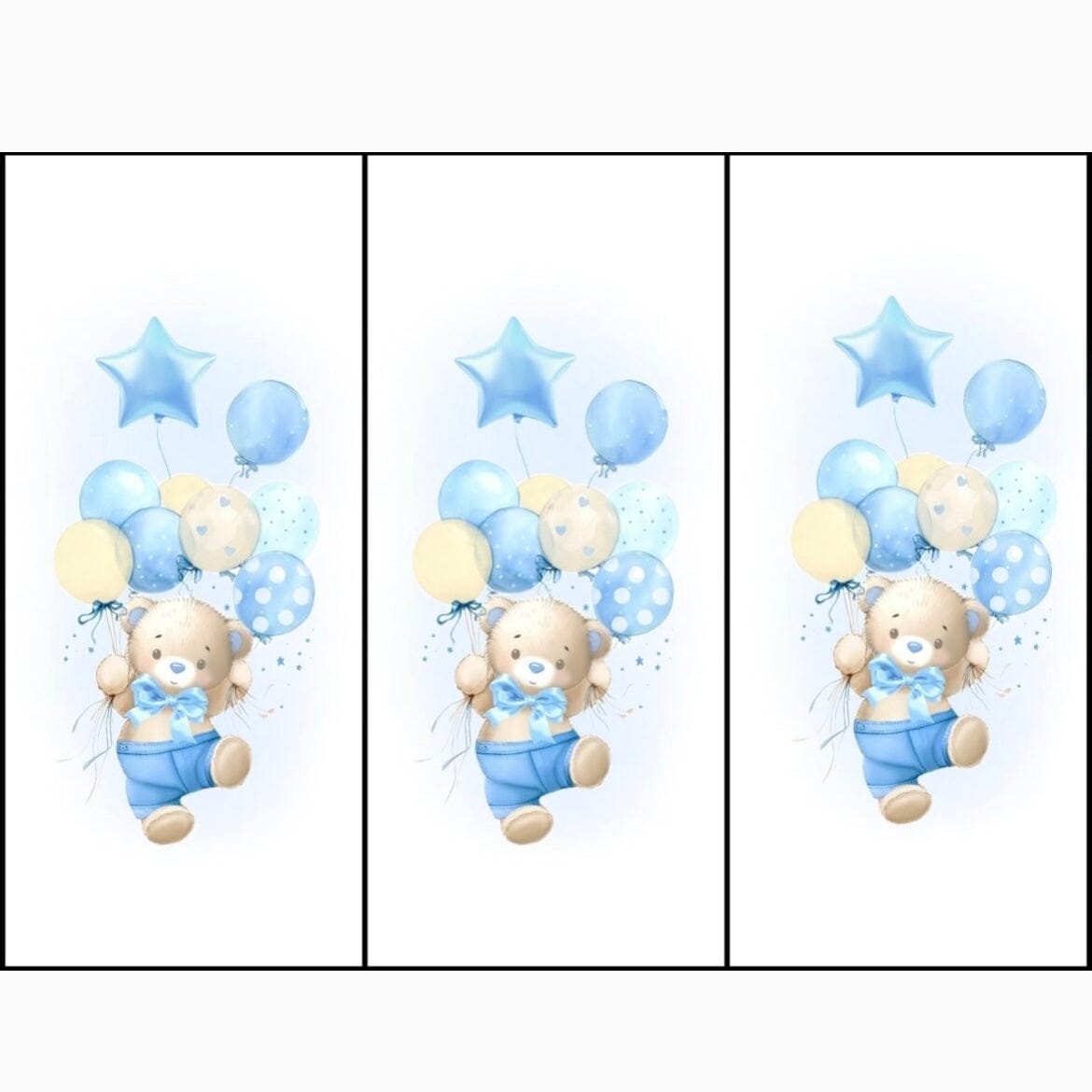 FIRST BABY - Party Three Pack Muslin Set  - Blue