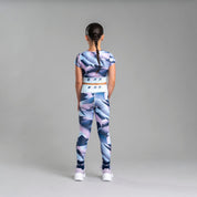 BONINI BY A DEE - Printed Sport Top & Legging Set Energy & Sprint - Sky Blue
