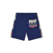 MITCH & SON - Chic Chevron JNR Phoenix Panel Soft Set - Blue Navy