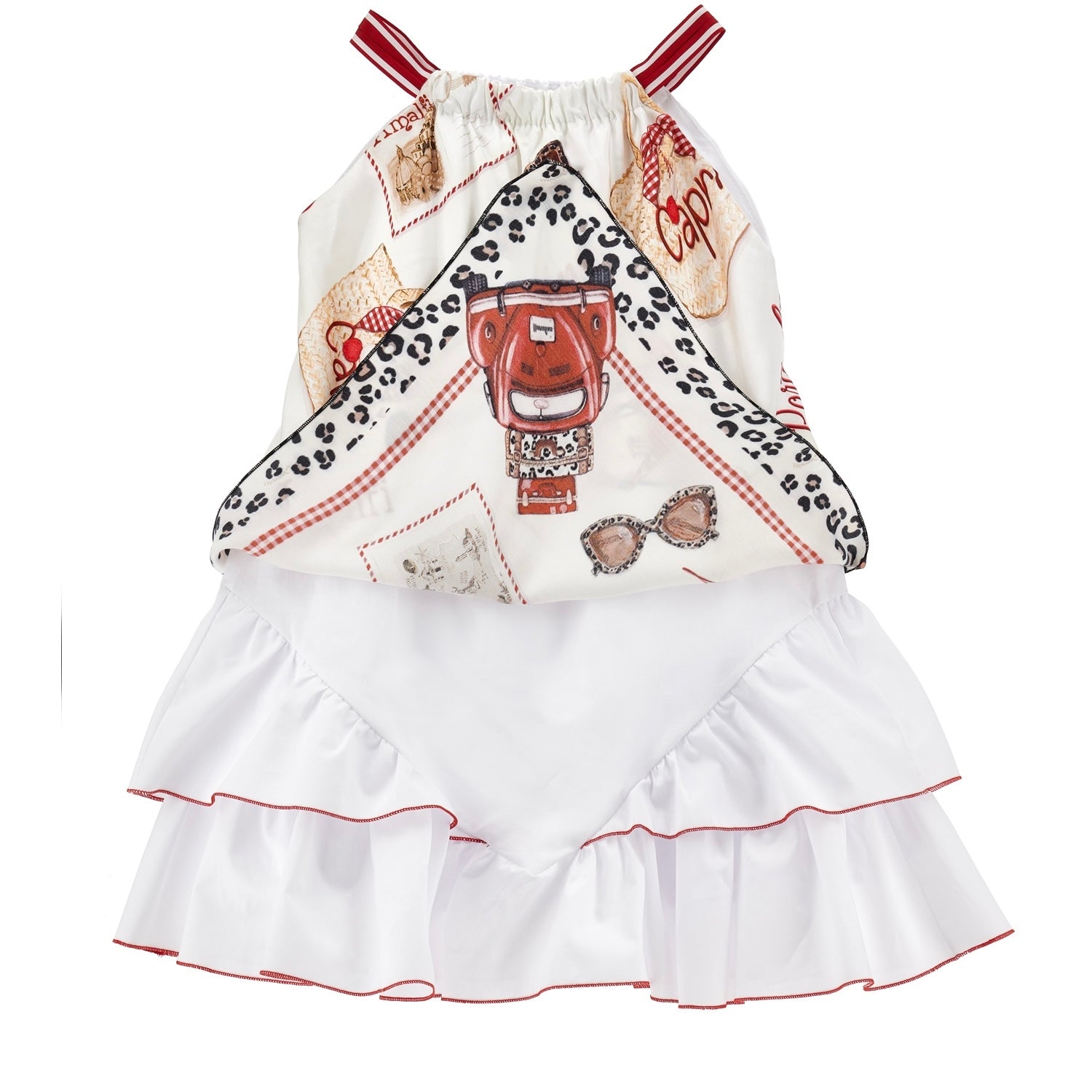 MONNALISA - Italia Dress - White