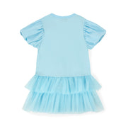 A DEE - Sparkle Pastel Parlour Tulle Frill Dress - Blue