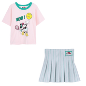 MARC JACOBS- Mickey Mouse Collab Tennis Skirt Set - Grey