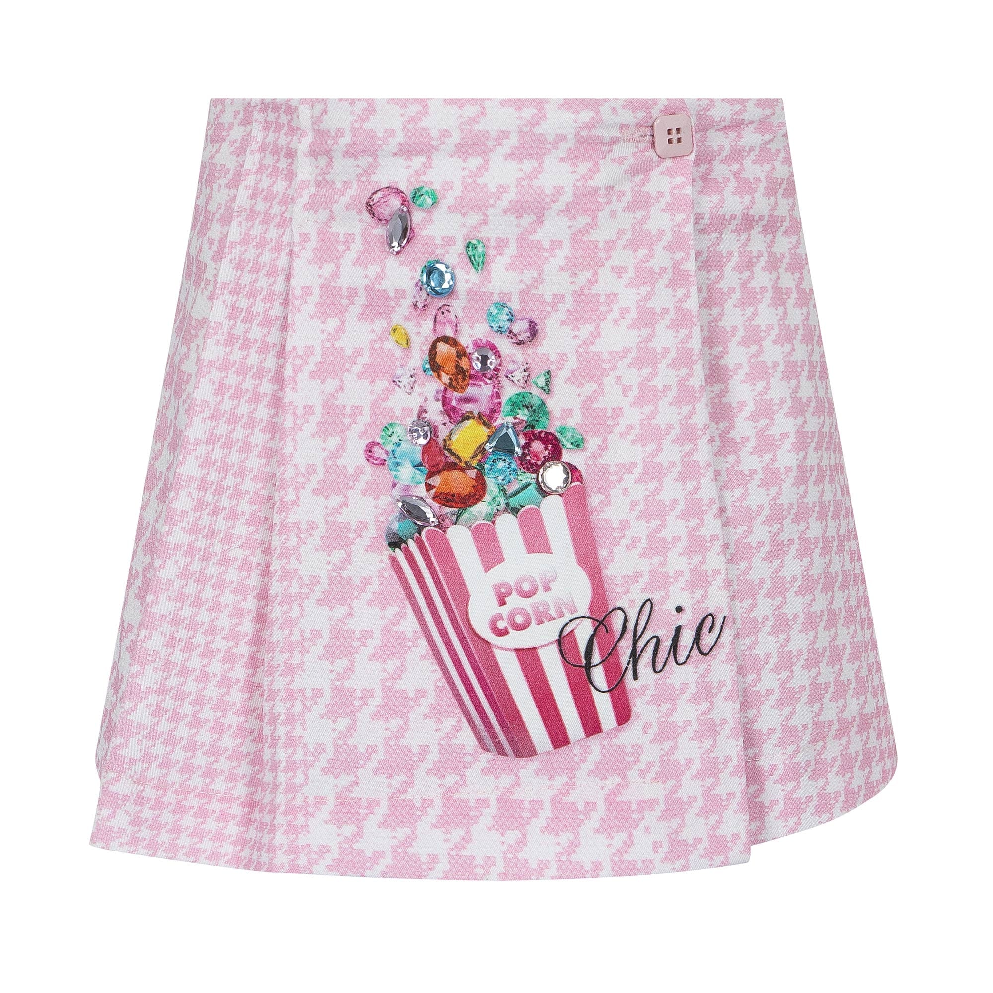 LAPIN HOUSE - Pop Corn Skirt Set - Pink