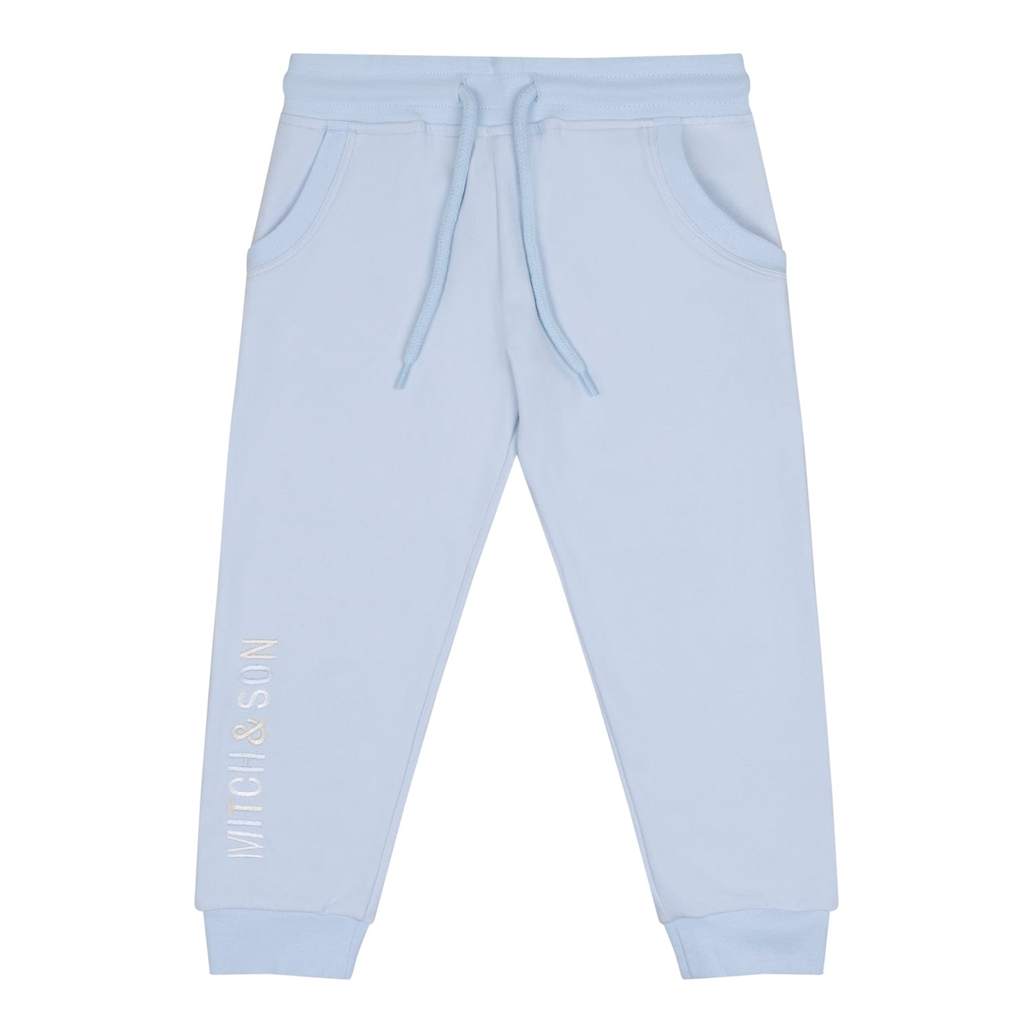 MITCH & SON - Addy Loopy Badge Crewneck Tracksuit - Pale Blue