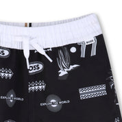 BOSS - Toddler 77 Swim Short Set  - Black