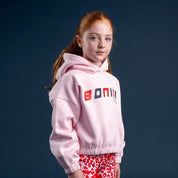 BONINI BY A DEE - Cropped Hoodie  - Pink Fairy