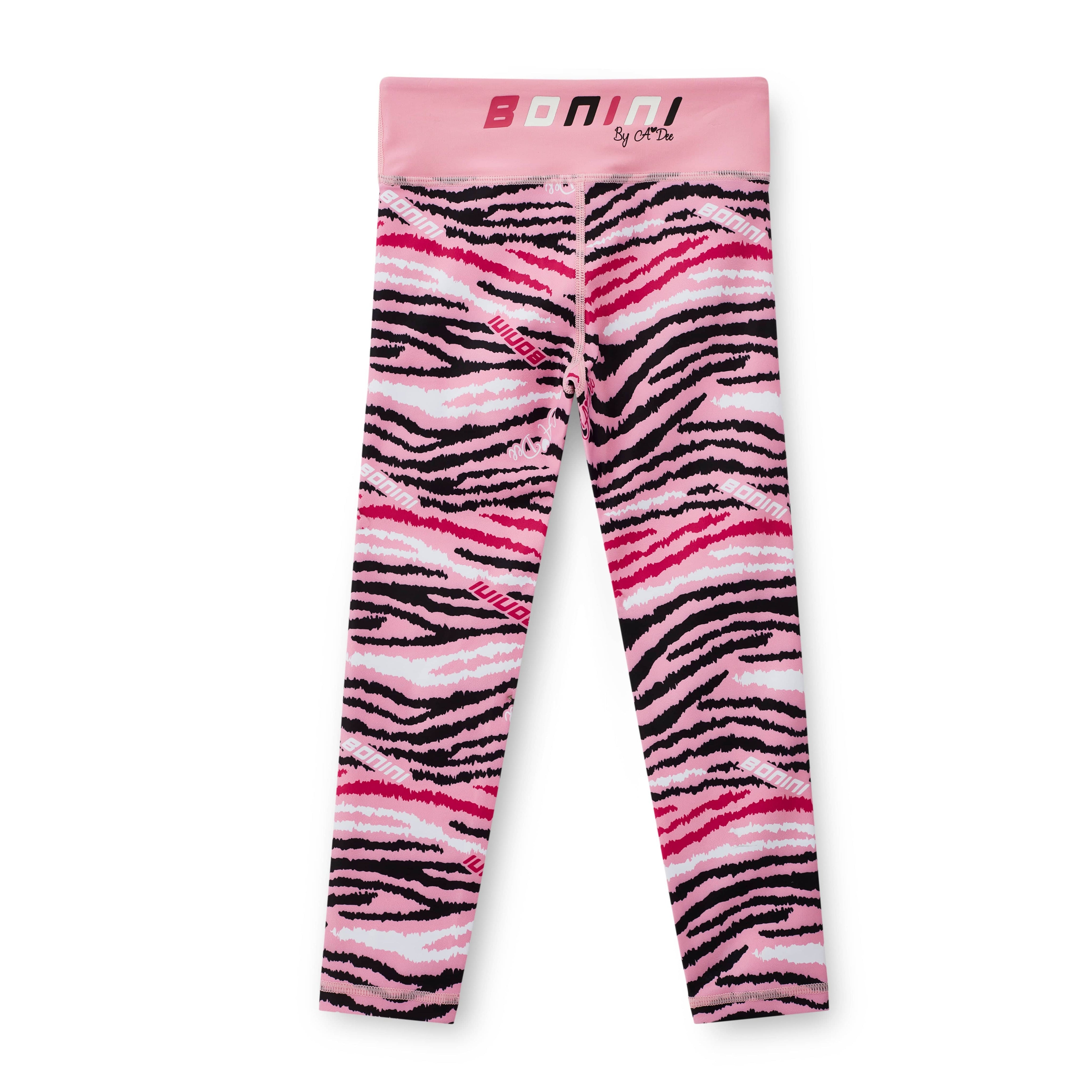 BONINI BY A DEE - Printed Sport Top & Legging Set Energy & Sprint - Peony Pink
