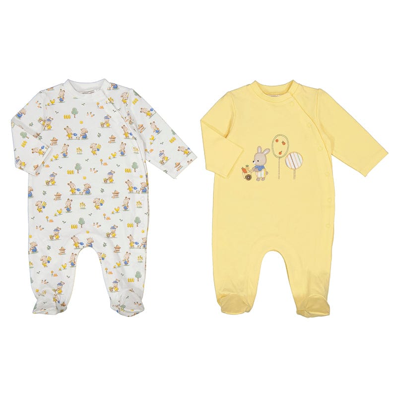 MAYORAL -  Spring Babygrow Set Of Two - Sunny