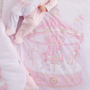 FIRST BABY - Carousel Blanket - Pink