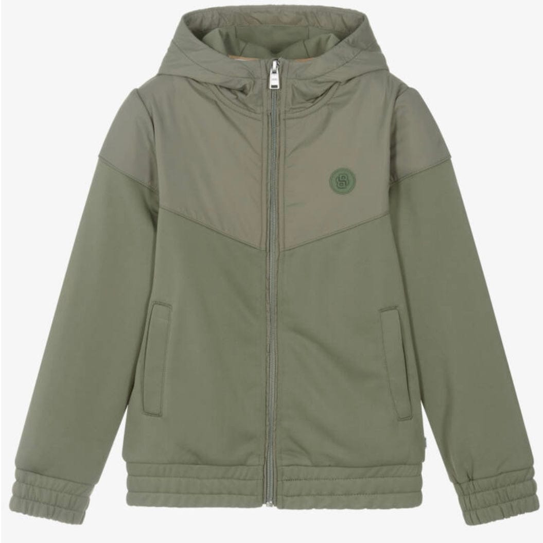 BOSS - Zip Hoodie Double B Tracksuit  -  Green