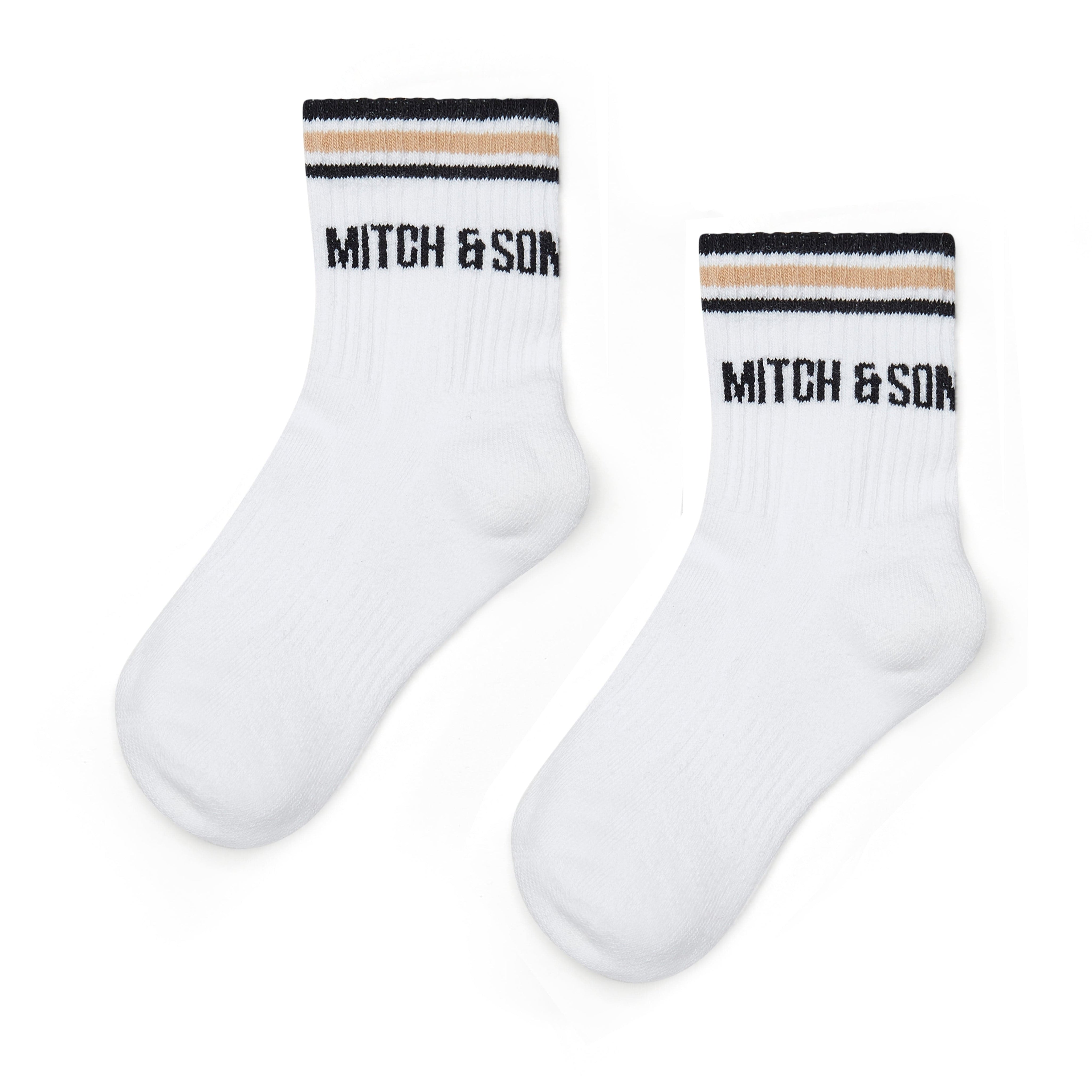 MITCH & SON - JNR Lawson Sport Socks - Snow White