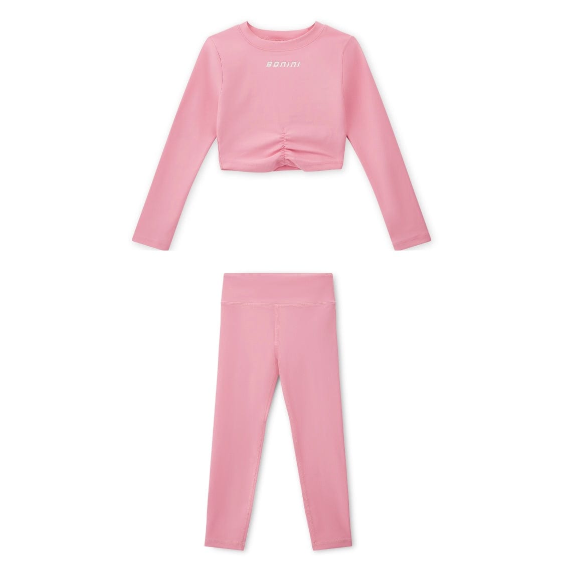 BONINI BY A DEE - Long Sleeve Sport Top & Sport Leggings Aspire - Peony Pink