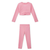 BONINI BY A DEE - Long Sleeve Sport Top & Sport Leggings Aspire - Peony Pink