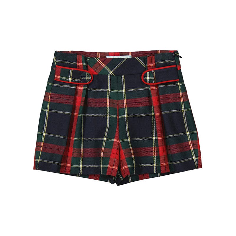 ABEL & LULA -  Plaid Short Set - Red