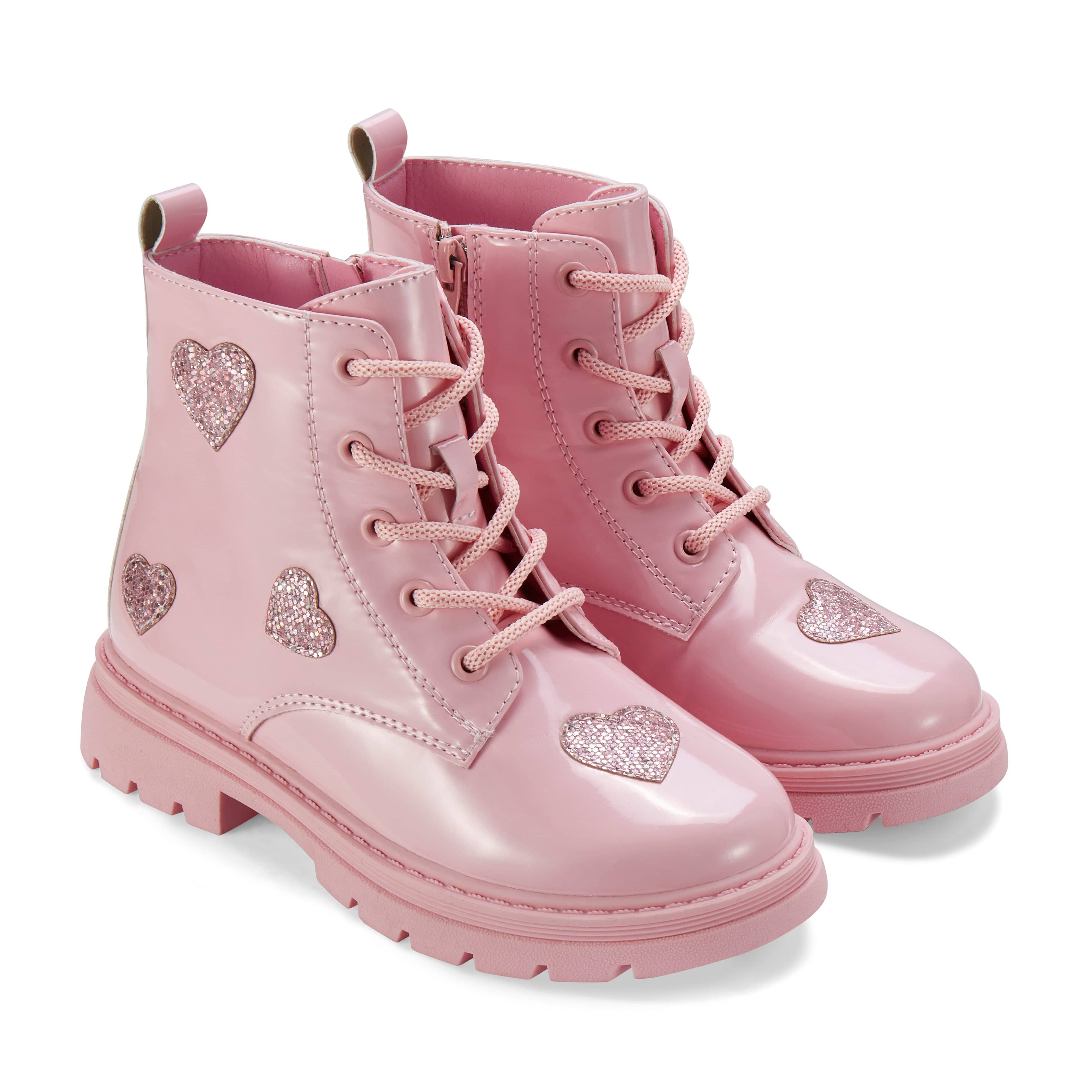A DEE - Love Story Amore Heart Boot - Pink Fairy