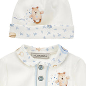 MONNALISA - Bear Two Piece Set - Blue