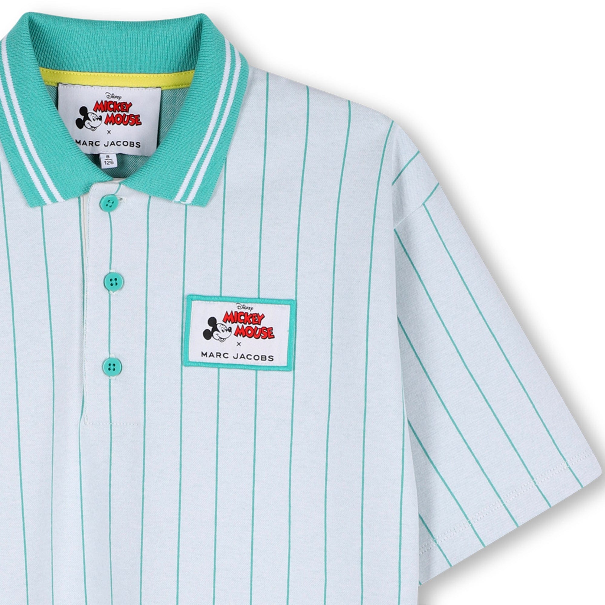 MARC JACOBS- Mickey Mouse Collab Polo Shirt - Grey