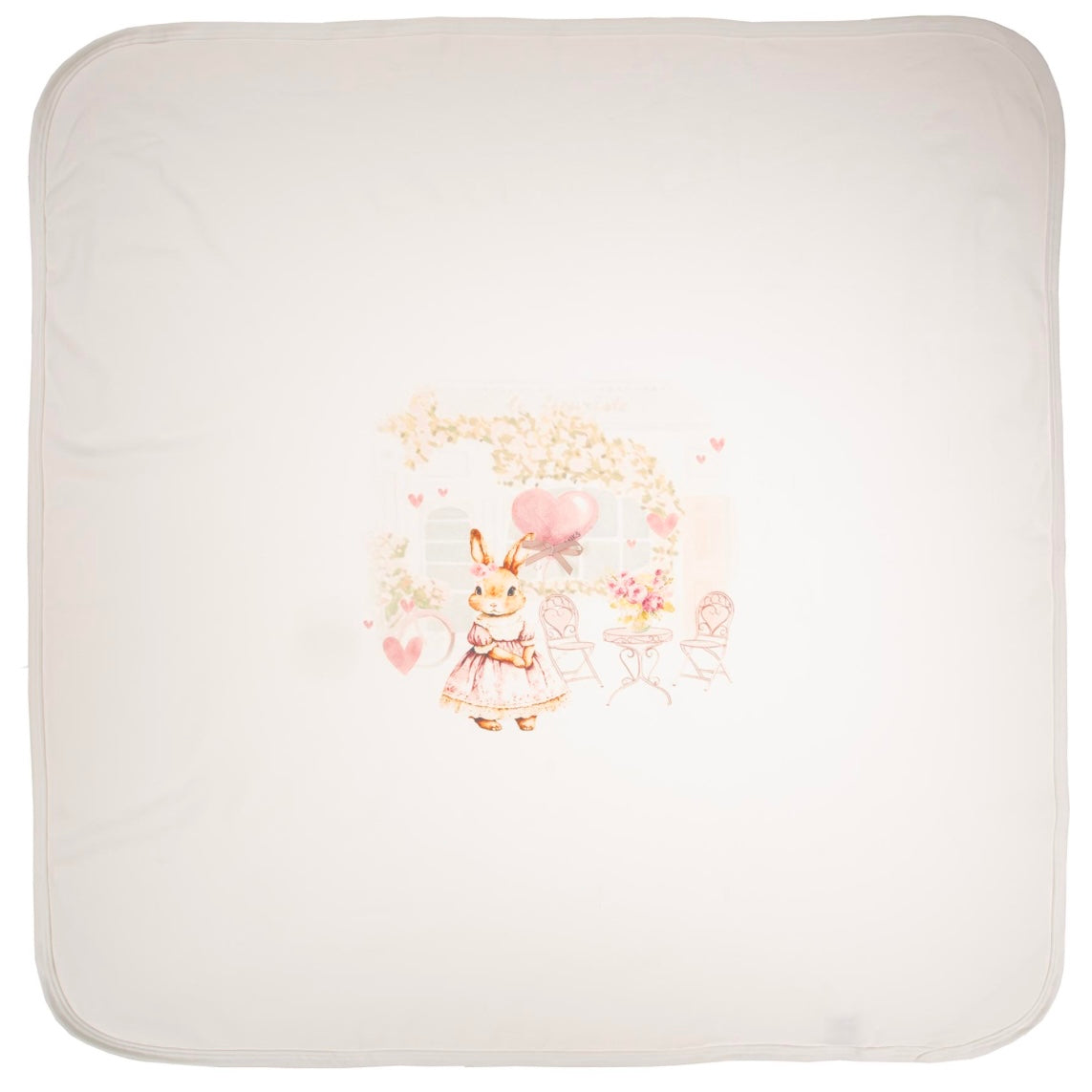 JAMIKS - Naja Rabbit Swaddle Blanket- Pink