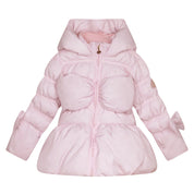 A DEE - Abstract Teddy Rihanon Bow Jacket - Baby Pink