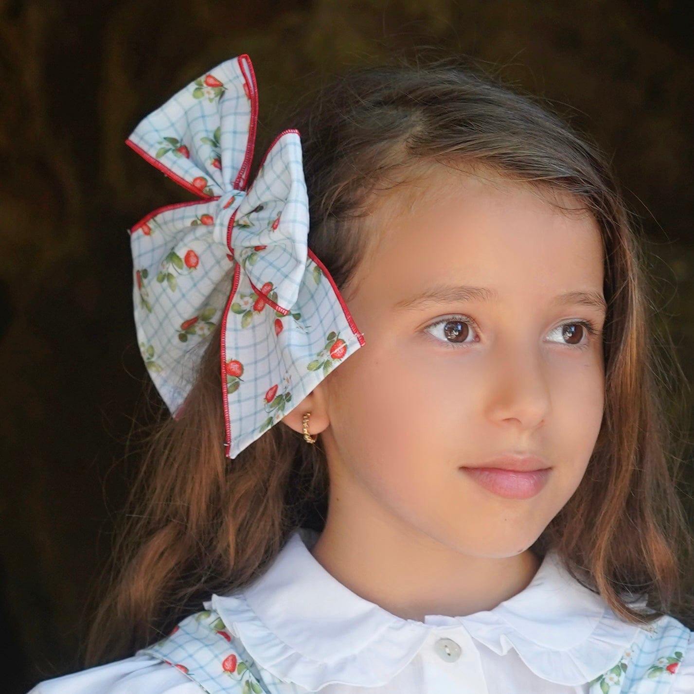 BABINE - Strawberry  Bow - Blue