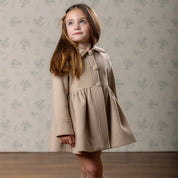 ABUELA TATA - Traditional Bow Coat - Camel