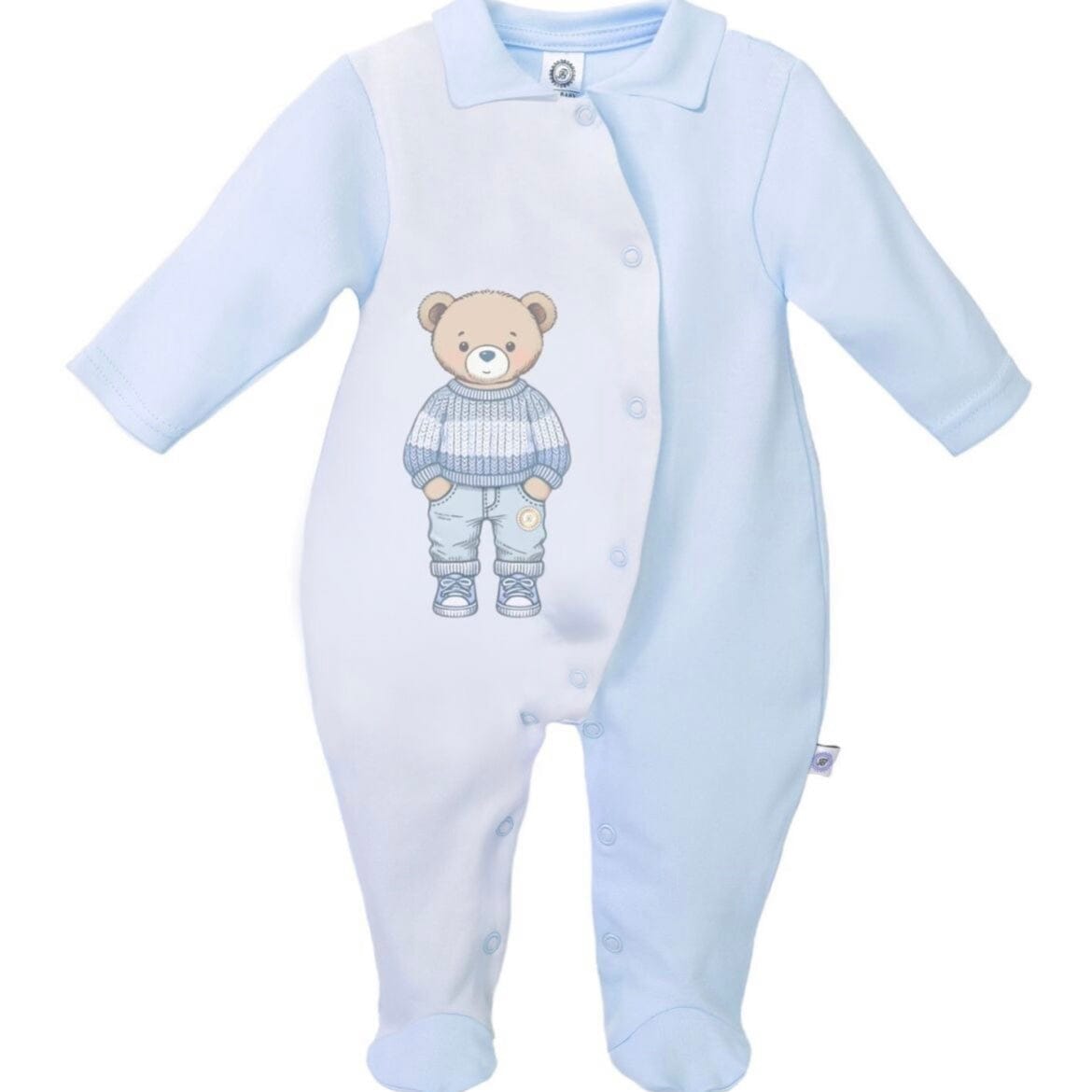 FIRST BABY - Sneakers Babygrow - Blue