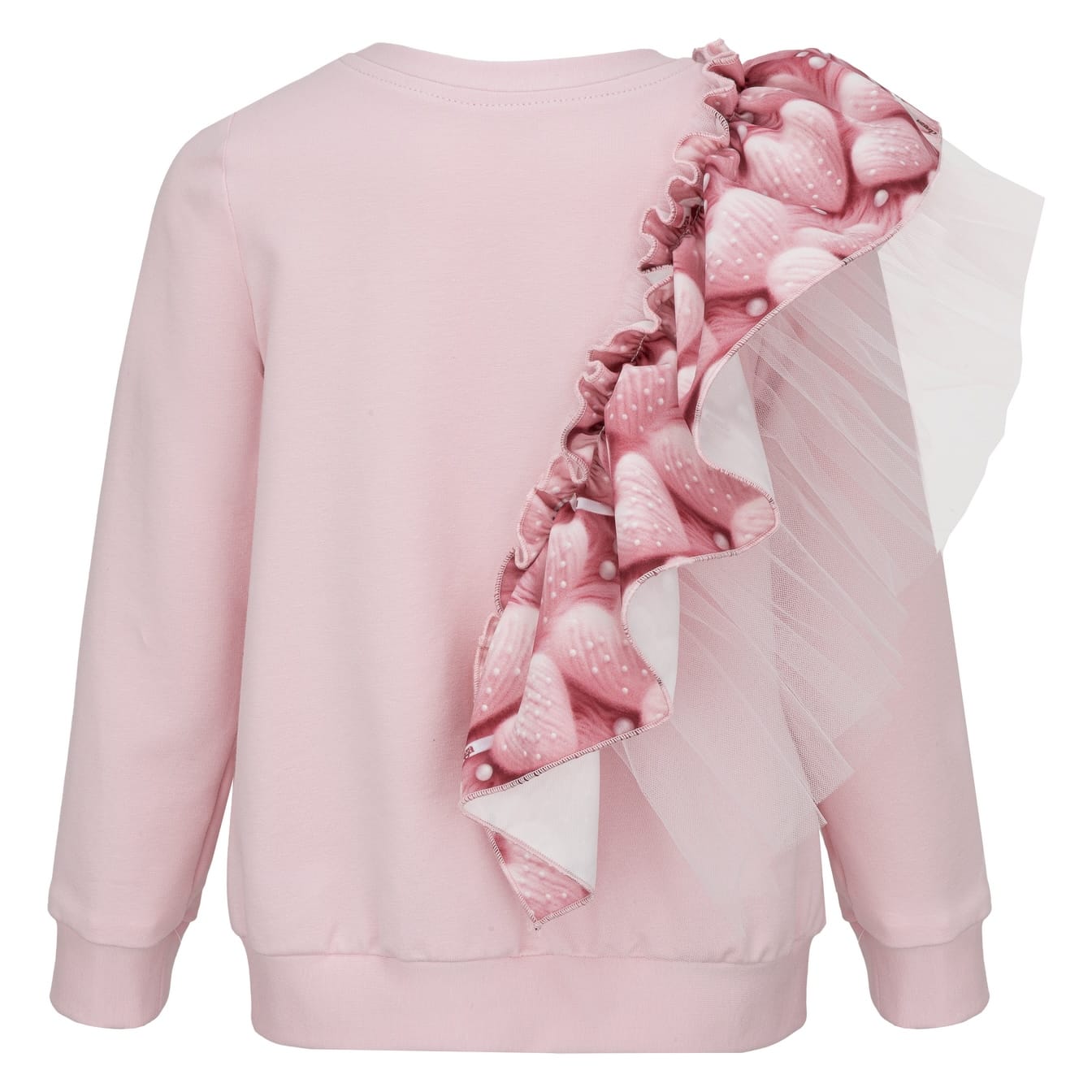 Daga - Love Storey Sweatshirt Two Piece Skirt Set - Pink