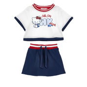 MONNALISA - Hello Kitty Tennis Skirt Set - White