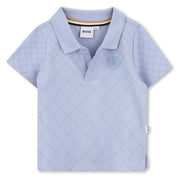 BOSS - Toddler Logo Polo  - Blue