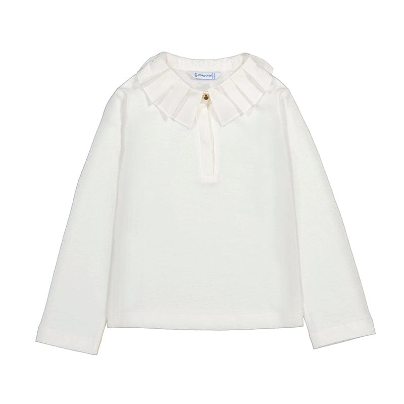 ABEL & LULA - Sherpa Jacket Blouse & Lamb Wool Skirt With Belt - Black