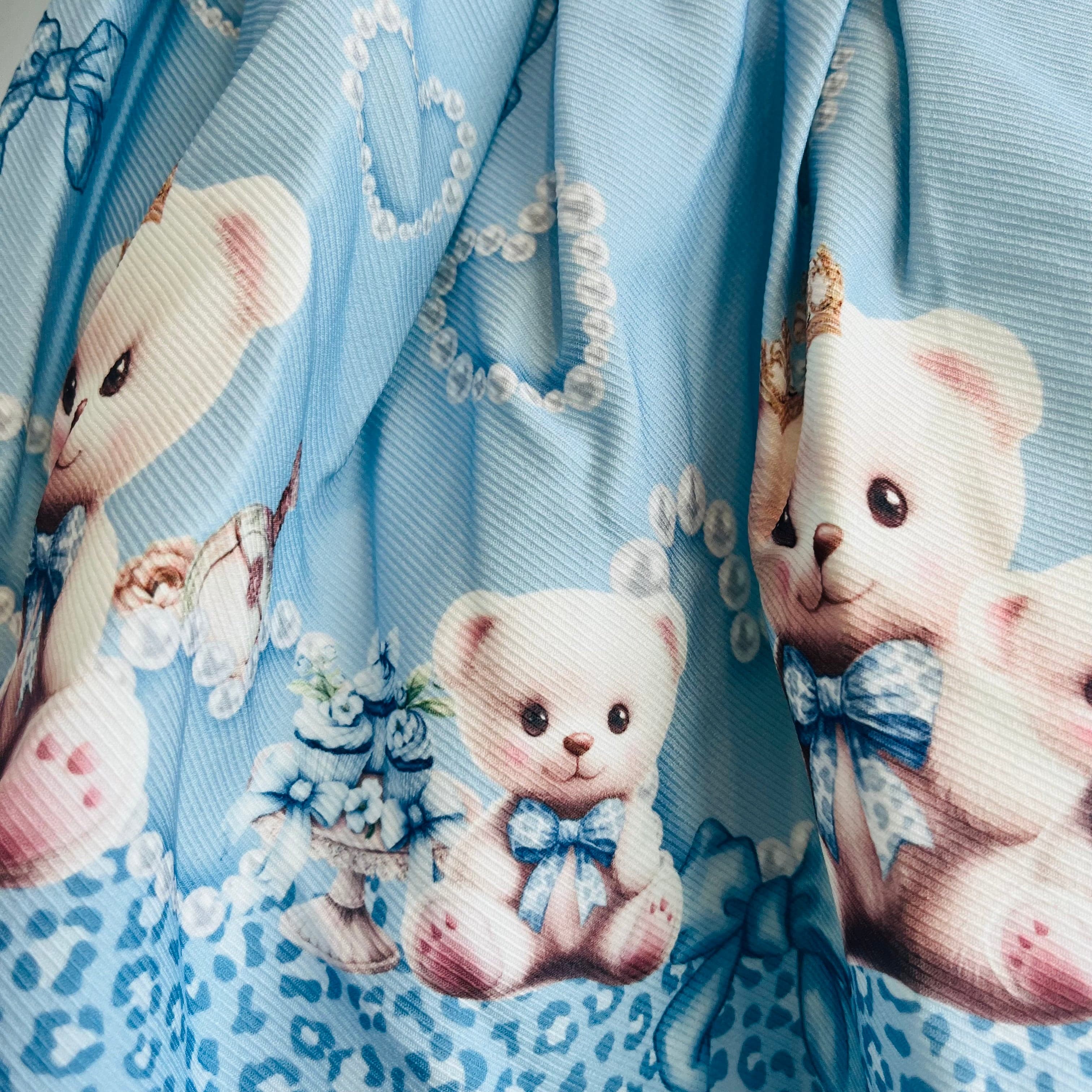 IS - Teddy Skirt Set - Blue