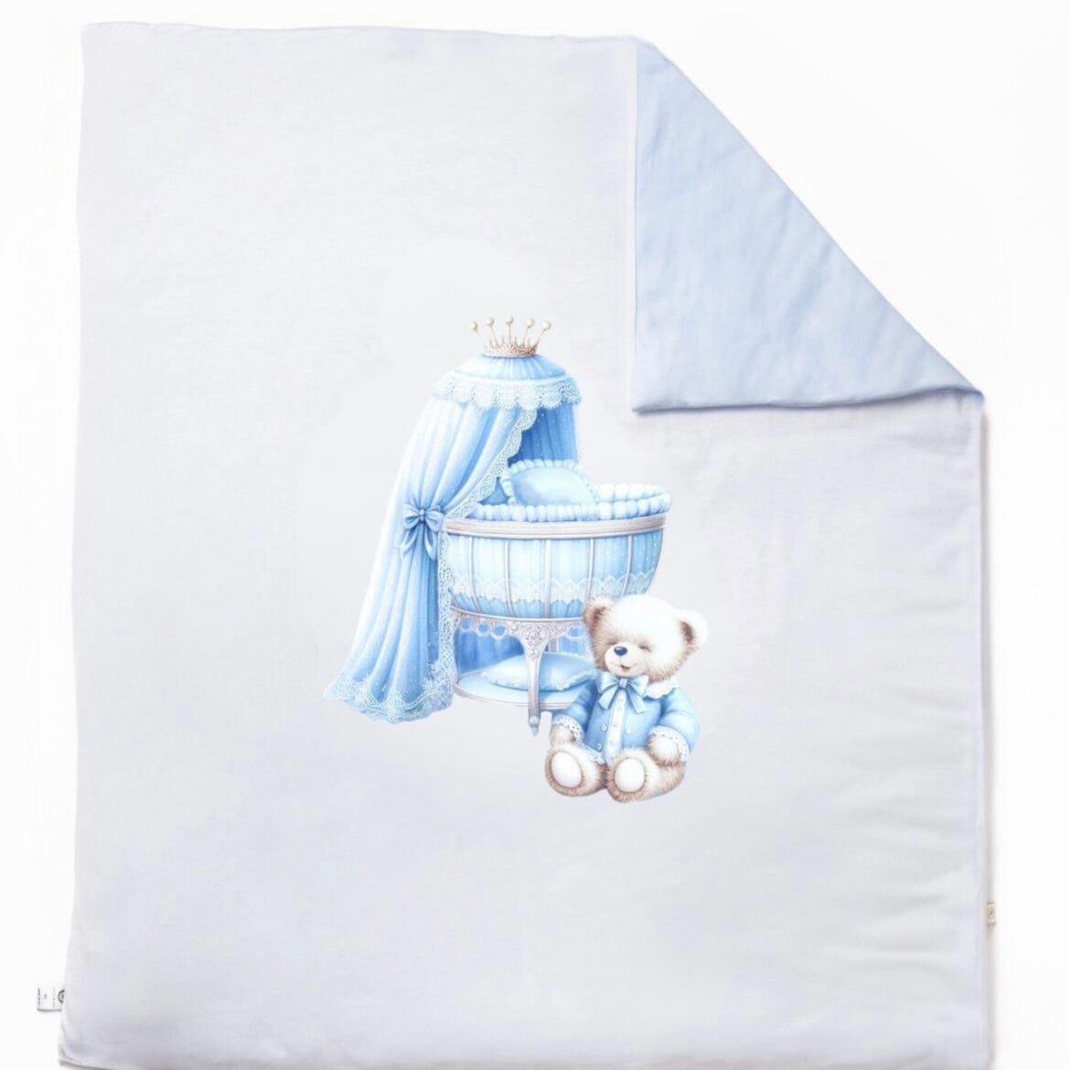 FIRST BABY - Royal Padded Blanket - Blue