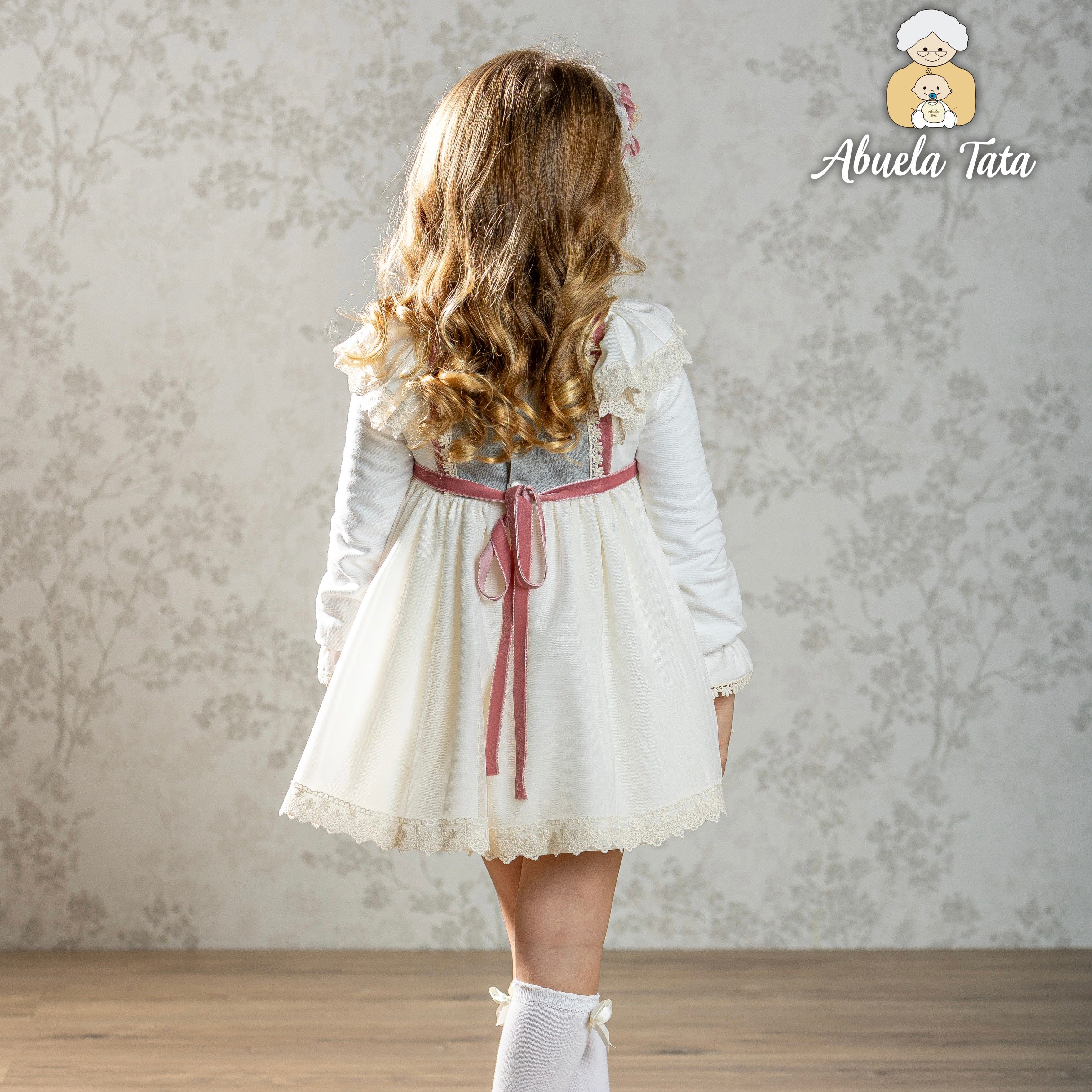 ABUELA TATA - Alicia Puffball Dress - Cream