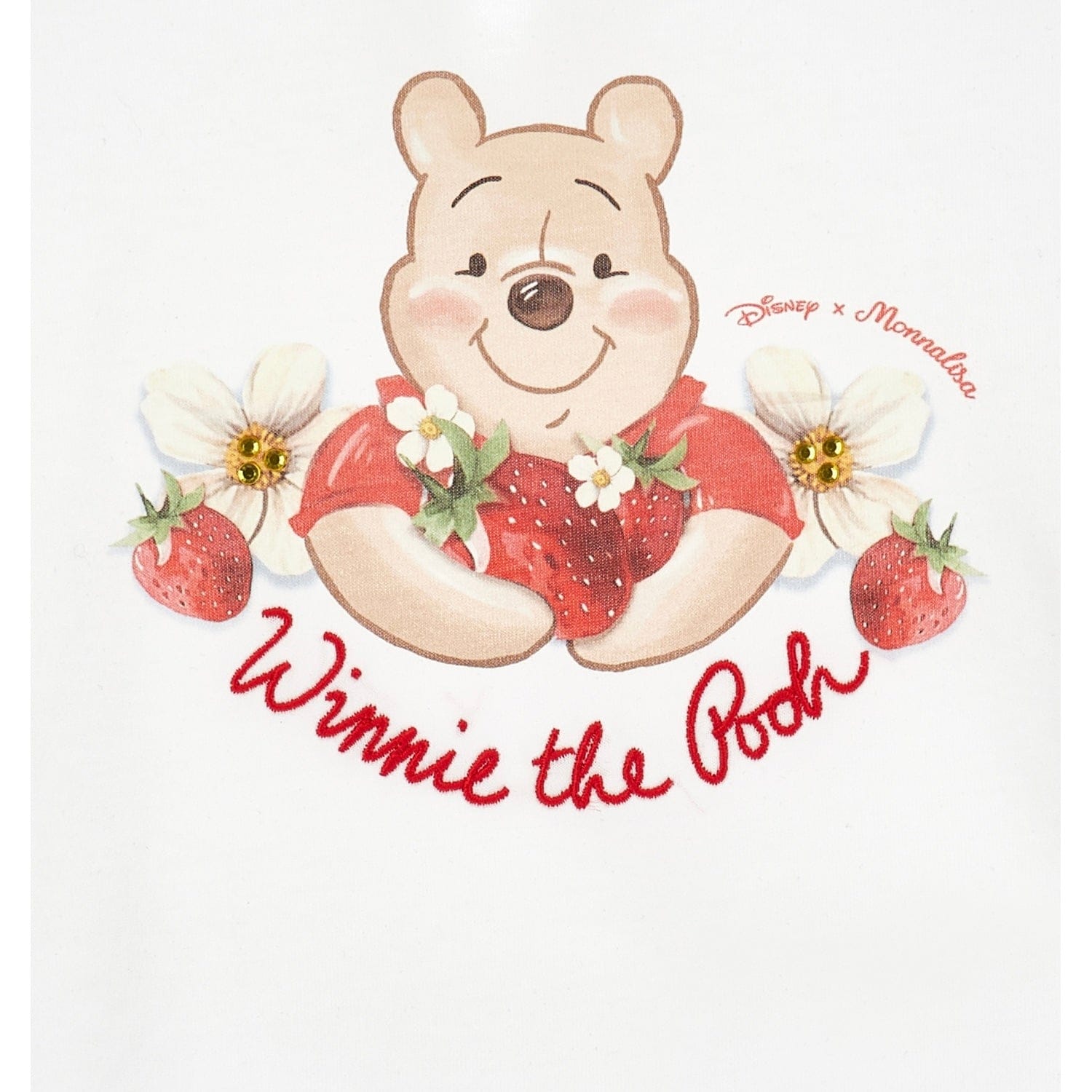 MONNALISA - Winnie The Pooh Bebe Short Set - White