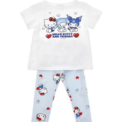 MONNALISA - Hello Kitty & Friends Leggings Set - White