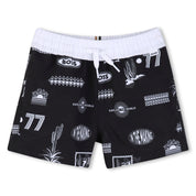 BOSS - Toddler 77 Swim Short Set  - Black