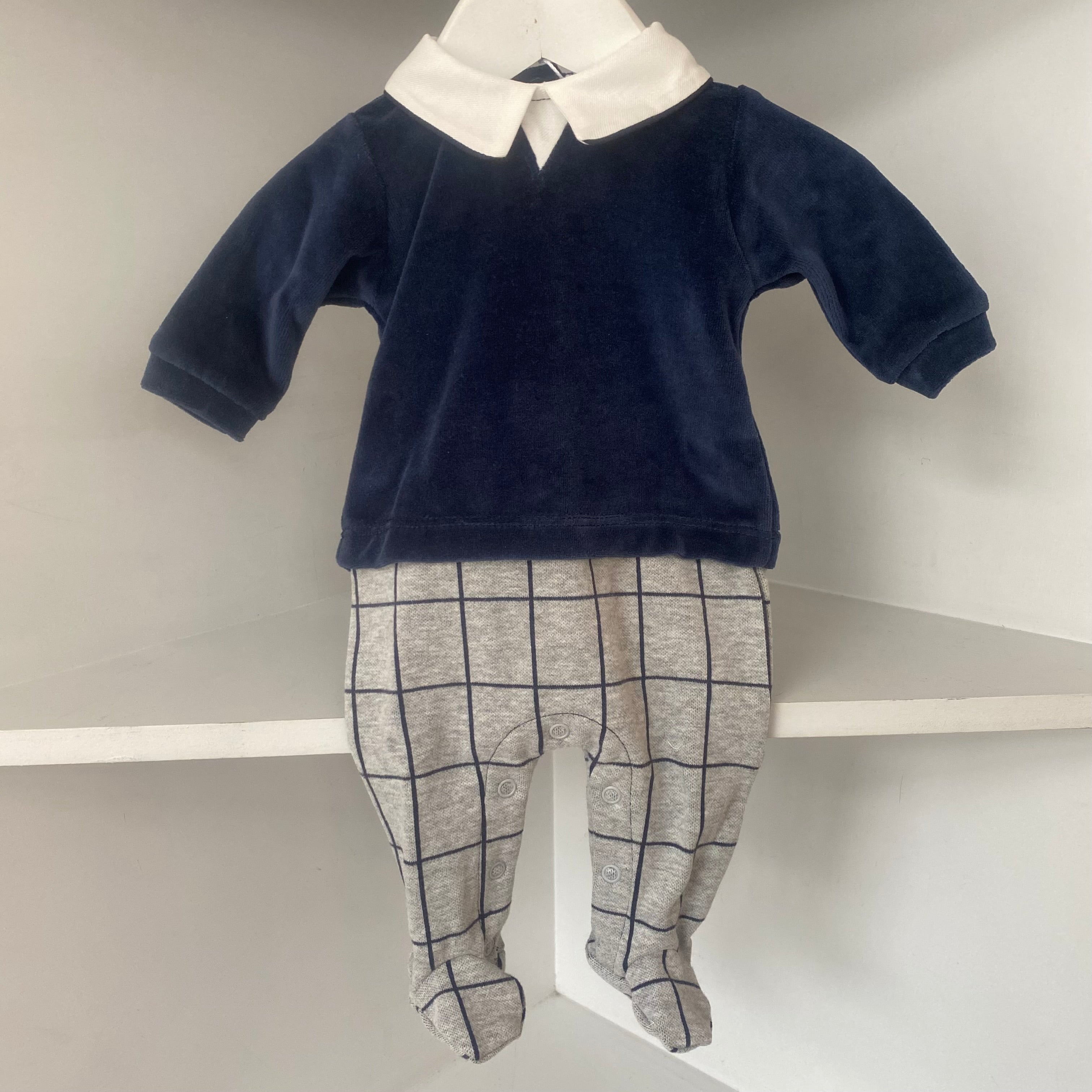 Coccode - Square Babygrow - Blue