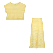 MAYORAL - Knit Trouser Set - Lemon