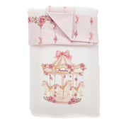 MONNALISA - Carousel Blanket - Pink