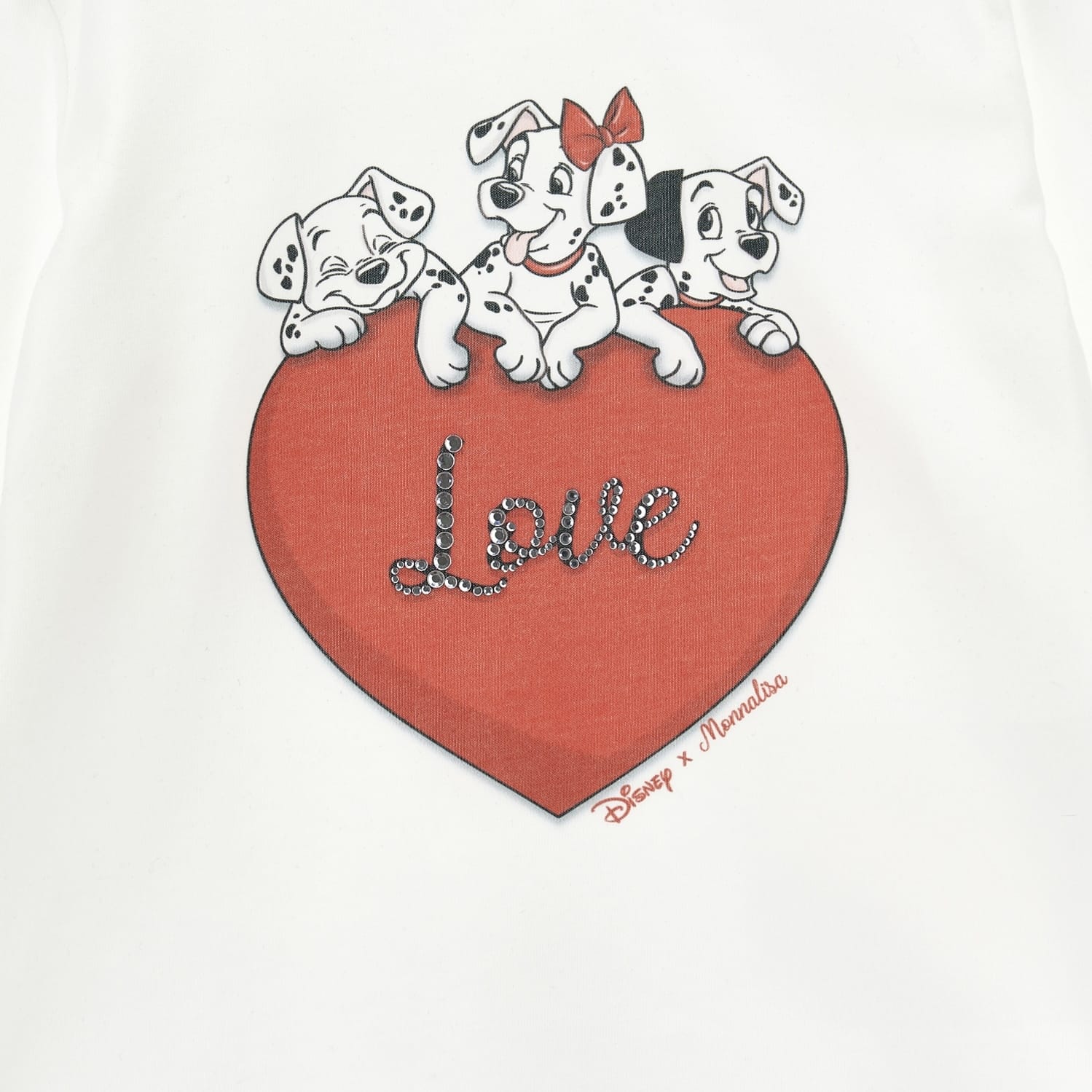 MONNALISA - Dalmatian Top &  Skirt Set - Red