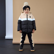 MITCH & SON - JNR Levi Colour Block Jacket - Black